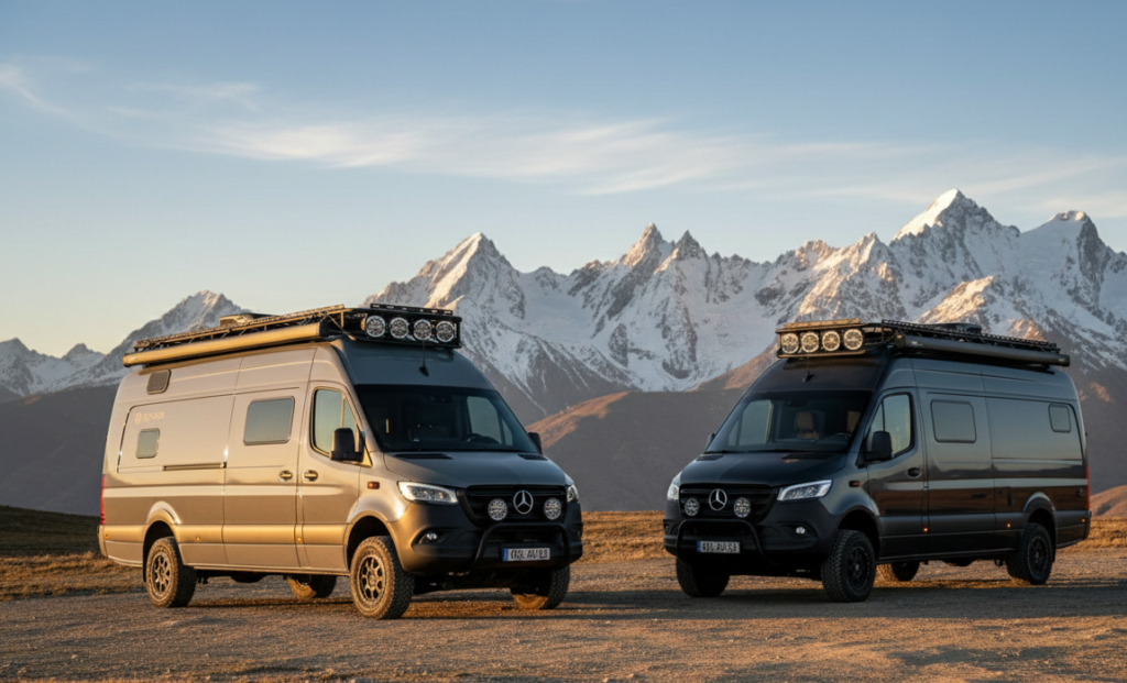 The Alphavan Off Grid 4x4 packs ß Camper Kastenwagen