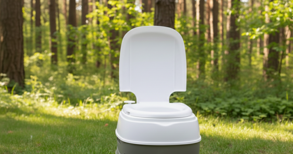 Camping Toilette - Wald