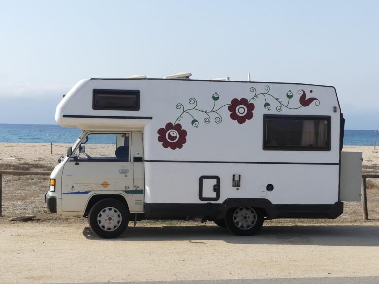 wohnmobil aufkleber Blume