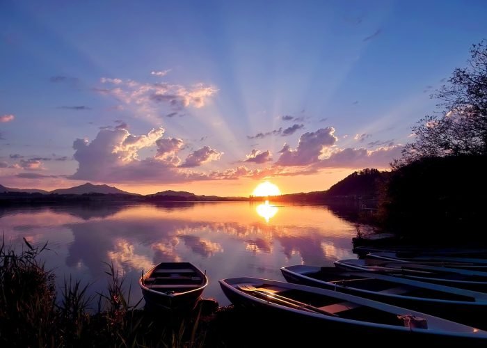 sunset, waters, lake, nature, allgäu sunset, waters, lake, nature, allgäu